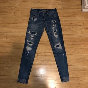 American Eagle super stretch super low jegging